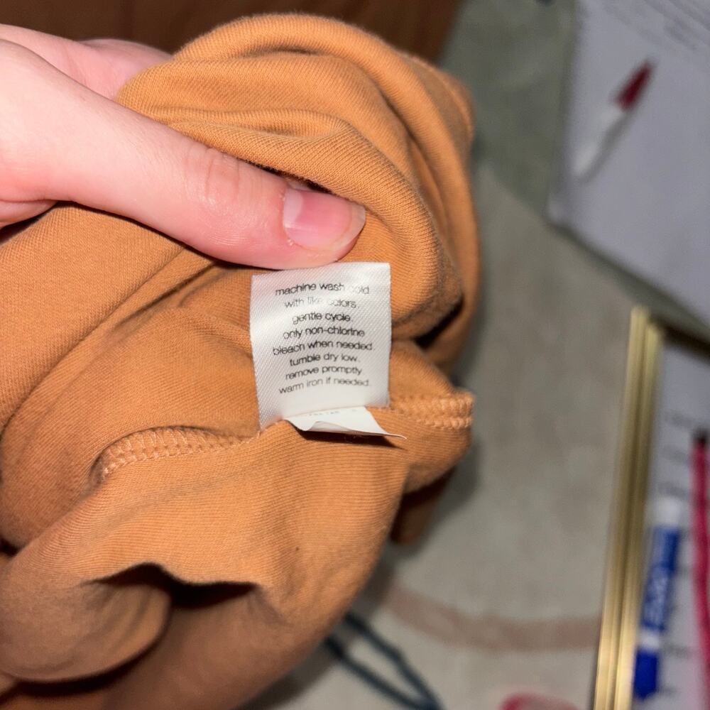 Elizabeth and James Sleeveless Cotton Midi Dress (Size Small)- Caramel/Cognac - Picture 12 of 12